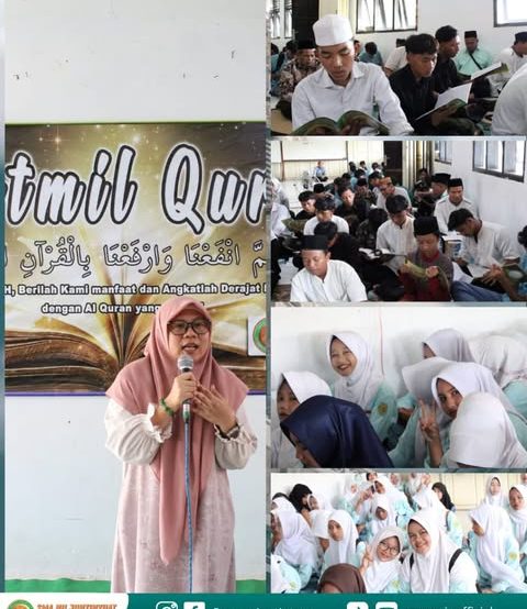 Rutinkan One Day One Juz, SMA NU JUNTINYUAT Kembali Gelar Khotmil Quran Pada Peringatan Maulid Nabi